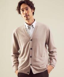 green label relaxing | <green label relaxing>120s 天竺 Vネック カーディガン(カーディガン/ボレロ)