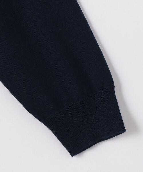 green label relaxing（グリーンレーベルリラクシング）の「＜green label relaxing＞120s 天竺 Vネック カーディガン（カーディガン/ボレロ・メンズ・ネイビー/ベージュ/コバルトブルー・L/M/S/XL）」の13枚目の写真