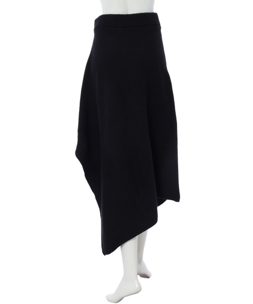 fifth calin(フィフスカラン)の「裾デザインニットスカート(スカート・レディース・ブラウン/アイボリー/ブラック・MEDIUM)」の6枚目の写真