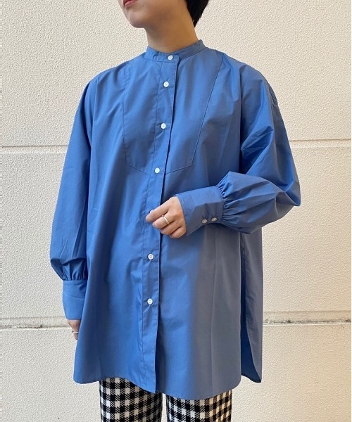 FREAK'S STORE(フリークスストア)の「Freedom/フリーダム ロングシャツブラウス(シャツ/ブラウス・レディース・ホワイト/ブラック/ブルー・フリ-)」の3枚目の写真