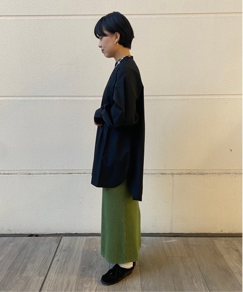 FREAK'S STORE(フリークスストア)の「Freedom/フリーダム ロングシャツブラウス(シャツ/ブラウス・レディース・ホワイト/ブラック/ブルー・フリ-)」の11枚目の写真