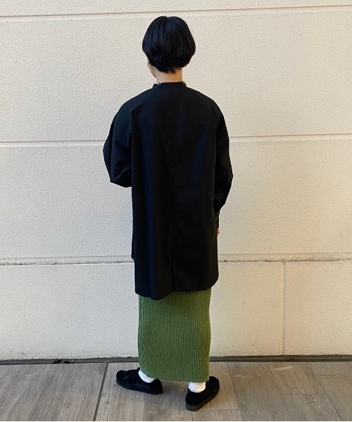 FREAK'S STORE(フリークスストア)の「Freedom/フリーダム ロングシャツブラウス(シャツ/ブラウス・レディース・ホワイト/ブラック/ブルー・フリ-)」の12枚目の写真