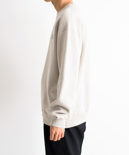SEDAN ALL-PURPOSE(セダンオールパーパス)の「SEDAN ALL-PURPOSE セダンオールパーパス / OG Logo Crewneck Sweatshirt ロゴ刺繍クルーネックスウェット トレーナー / SD21F-CT10(スウェット・メンズ・ブラック/ライトベージュ・X-LARGE/LARGE/MEDIUM)」の19枚目の写真