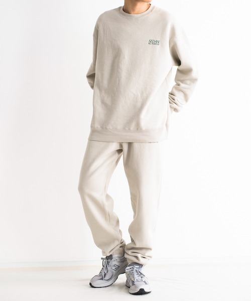 SEDAN ALL-PURPOSE(セダンオールパーパス)の「SEDAN ALL-PURPOSE セダンオールパーパス / OG Logo Crewneck Sweatshirt ロゴ刺繍クルーネックスウェット トレーナー / SD21F-CT10(スウェット・メンズ・ブラック/ライトベージュ・X-LARGE/LARGE/MEDIUM)」の16枚目の写真