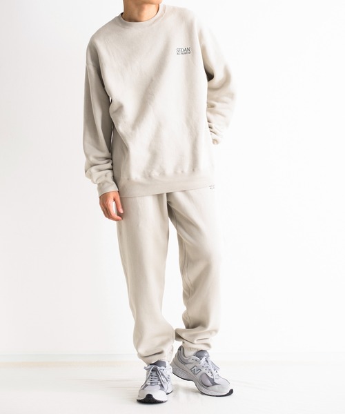 SEDAN ALL-PURPOSE(セダンオールパーパス)の「SEDAN ALL-PURPOSE セダンオールパーパス / OG Logo Crewneck Sweatshirt ロゴ刺繍クルーネックスウェット トレーナー / SD21F-CT10(スウェット・メンズ・ブラック/ライトベージュ・X-LARGE/LARGE/MEDIUM)」の17枚目の写真