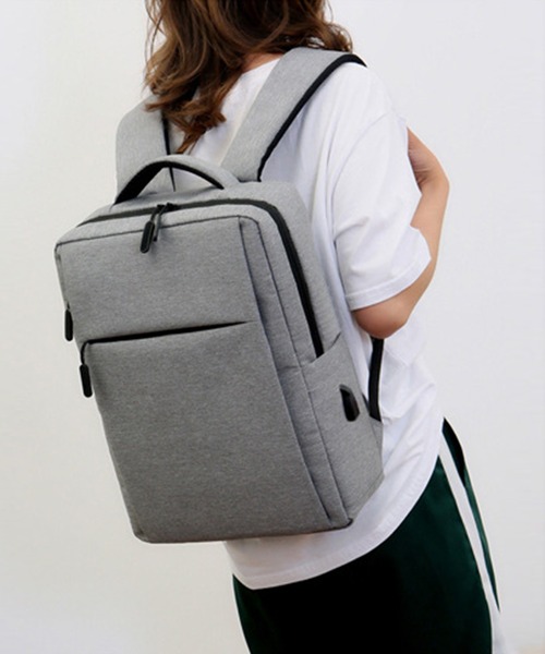 aimoha（アイモハ）の「【防水！0.5kg 軽量☆】通勤＆通学ビジネスリュック（バックパック/リュック・メンズ・ブルー/レッド/グレー/ブラック・FREE）」の15枚目の写真