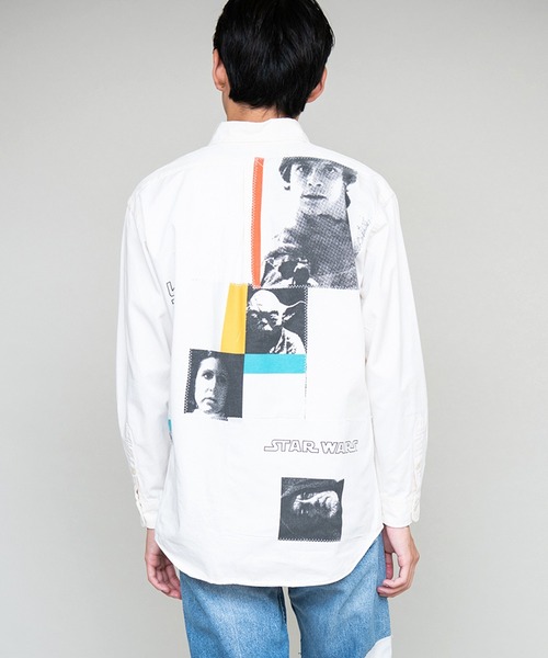 ability（アビリティ）の「DISCOVERED ディスカバード NEWSED リメイクアイテム / Collage Comic Shirt / DC-NS-SH-04（シャツ/ブラウス・メンズ・ホワイト系その他・FREE）」の4枚目の写真