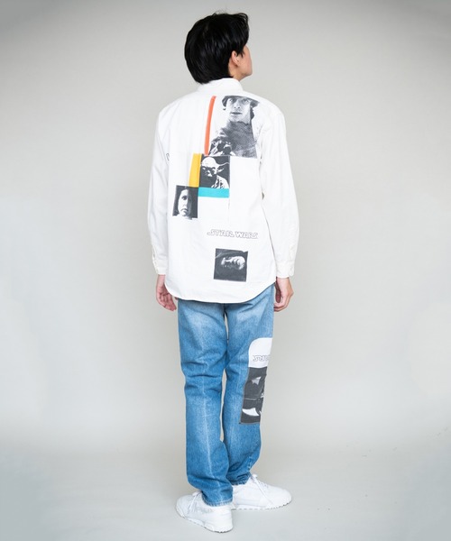 ability（アビリティ）の「DISCOVERED ディスカバード NEWSED リメイクアイテム / Collage Comic Shirt / DC-NS-SH-04（シャツ/ブラウス・メンズ・ホワイト系その他・FREE）」の3枚目の写真