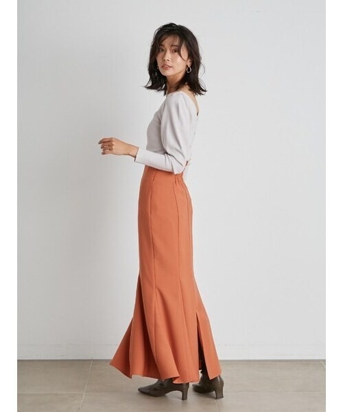 SNIDEL（スナイデル）の「Sustainableハートネックニットプル