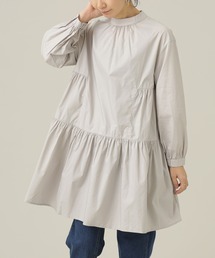 NANO universe | シリコンタッチブロードティアードブラウス(シャツ/ブラウス)