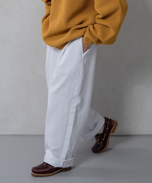 kutir(クティール)の「ワイドタックパンツ(その他パンツ・メンズ・ホワイト/パープル/サックスブルー/イエロー・SMALL/MEDIUM/LARGE)」の6枚目の写真