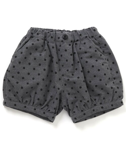 Seraph（セラフ）の「裏ボアあったかバルーンショートパンツ（その他パンツ・キッズ・アイボリー/ブラウン/グレー・120/140/110/100/80/130/90）」の2枚目の写真