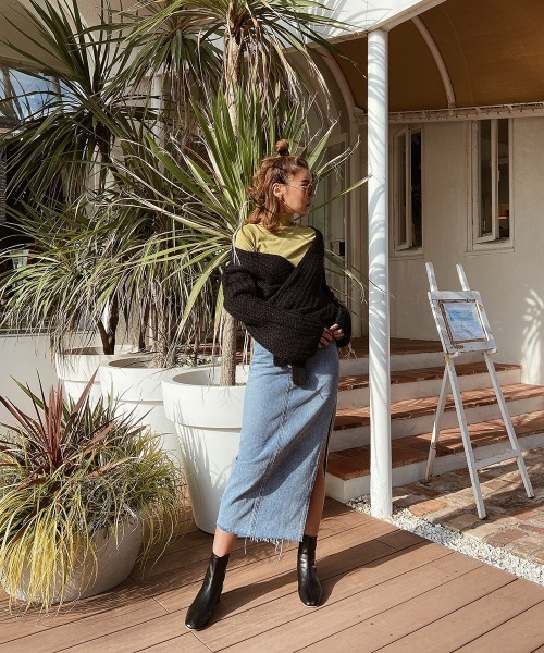 esutoreja（エストレジャ）の「カラバリタートルネックカットソー（Tシャツ/カットソー・レディース・ホワイト/ブラック/ベージュ/ブラウン/オリーブ・FREE）」の13枚目の写真