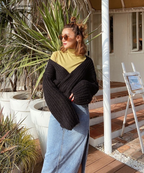 esutoreja（エストレジャ）の「カラバリタートルネックカットソー（Tシャツ/カットソー・レディース・ホワイト/ブラック/ベージュ/ブラウン/オリーブ・FREE）」の15枚目の写真