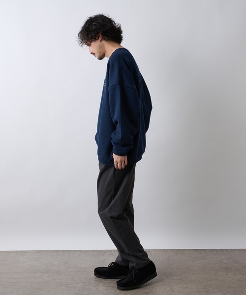 CIAOPANIC TYPY（チャオパニックティピー）の「【ZOZOTOWN限定】ユニセックスビッグシルエットクルーネックロゴプリントスウェット/裏起毛（スウェット・メンズ・ライトグレー/ネイビー/ピンク/アイボリー・M/L）」の9枚目の写真