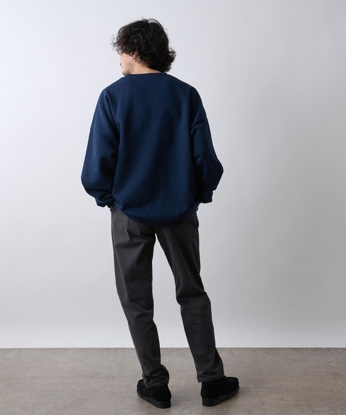 CIAOPANIC TYPY（チャオパニックティピー）の「【ZOZOTOWN限定】ユニセックスビッグシルエットクルーネックロゴプリントスウェット/裏起毛（スウェット・メンズ・ライトグレー/ネイビー/ピンク/アイボリー・M/L）」の10枚目の写真