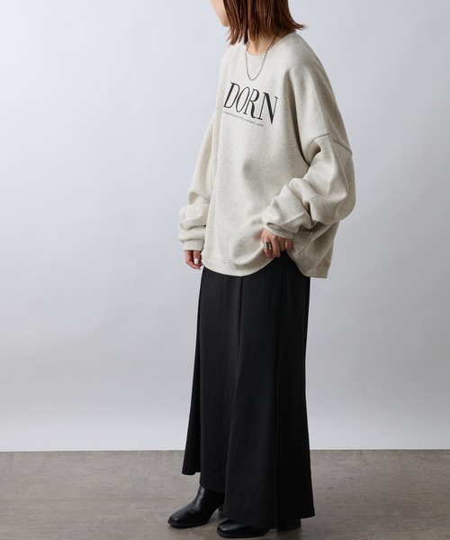 CIAOPANIC TYPY（チャオパニックティピー）の「【ZOZOTOWN限定】ユニセックスビッグシルエットクルーネックロゴプリントスウェット/裏起毛（スウェット・メンズ・ライトグレー/ネイビー/ピンク/アイボリー・M/L）」の15枚目の写真