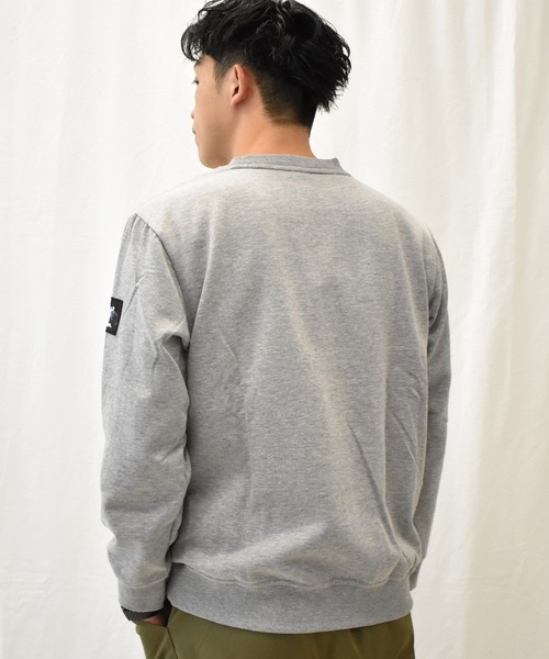 SPENDY'S Store（スペンディーズストア）の「＜CAPTAINSTAG/キャプテンスタッグ＞裏起毛袖プリントトレーナー（スウェット・メンズ・ブラック/グレー・LL/M/L）」の11枚目の写真