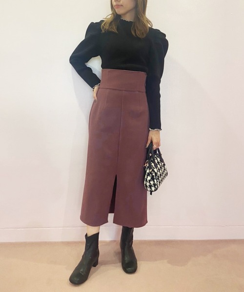 OLIVE des OLIVE（オリーブデオリーブ）の「チョコレートタイトスカート（スカート・レディース・ベージュ/ブラウン/ライトブラウン・SMALL/MEDIUM）」の15枚目の写真