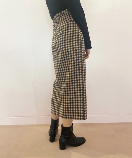 OLIVE des OLIVE（オリーブデオリーブ）の「チョコレートタイトスカート（スカート・レディース・ベージュ/ブラウン/ライトブラウン・SMALL/MEDIUM）」の16枚目の写真