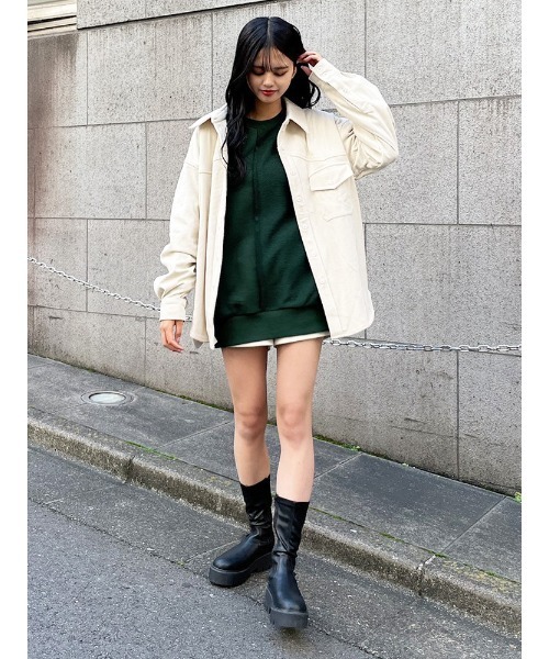 ENVYM（アンビー）の「バックタグリメイクＰＯ（Tシャツ/カットソー・レディース・ホワイト/ブラック/グリーン・FREE）」の10枚目の写真