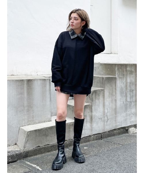 ENVYM（アンビー）の「バックタグリメイクＰＯ（Tシャツ/カットソー・レディース・ホワイト/ブラック/グリーン・FREE）」の5枚目の写真