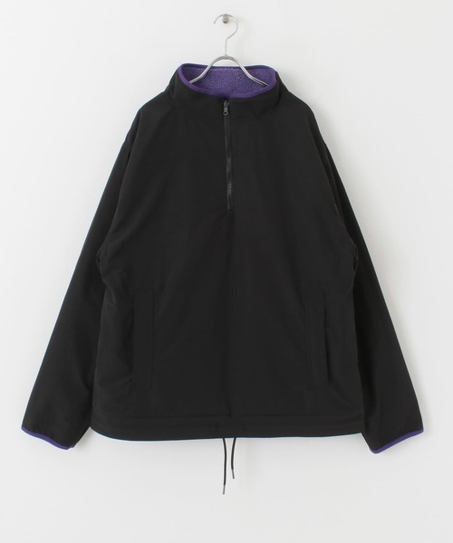 UR Lab.（アーバンリサーチラボ）の「ボアリバーシブルプルオーバー（ブルゾン・メンズ・チャコールグレー/ブラック/パープル・MEDIUM/LARGE）」の12枚目の写真