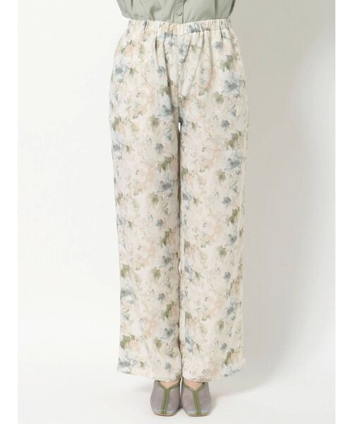 merry jenny（メリージェニー）の「mistプリントギャザーパンツ（その他パンツ・レディース・グリーン/ピンク・FREE）」の4枚目の写真