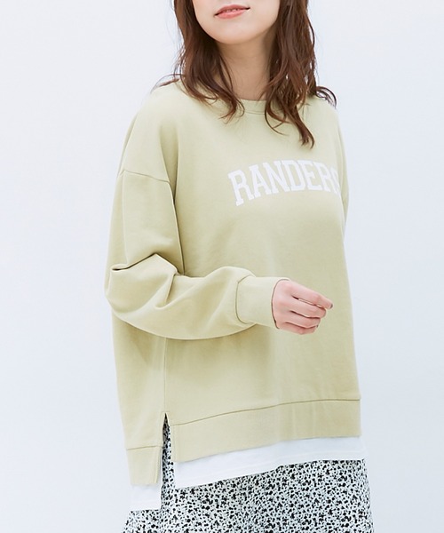 Honeys(ハニーズ)の「裾レイヤード風トップス(スウェット・レディース・イエロー/ベージュ/杢グレー/ミント/スミクロ・LL/L/M/S)」の20枚目の写真