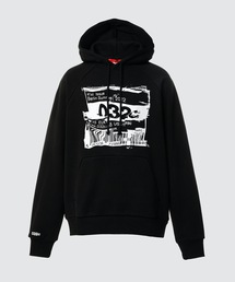 BARCODE GLITCH HOODIE