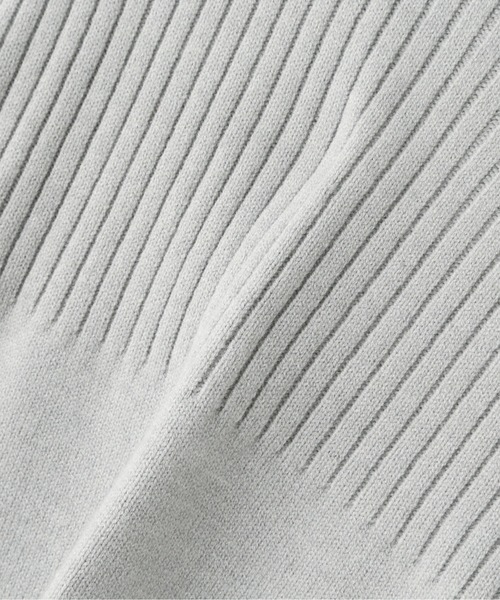 N.（N. Natural Beauty Basic）（エヌエヌナチュラルビューティーベーシック）の「◆ドロップフリルショルダーニット（ニット/セーター・レディース・ライトグレー/オフホワイト/ライトグリーン・MEDIUM）」の18枚目の写真