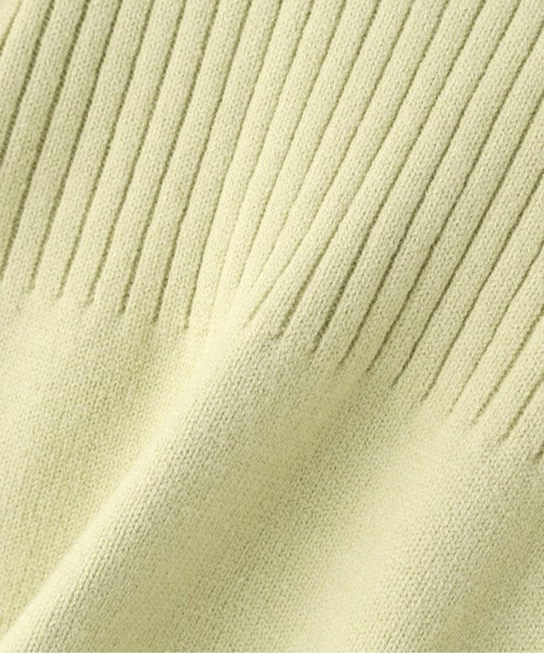 N.（N. Natural Beauty Basic）（エヌエヌナチュラルビューティーベーシック）の「◆ドロップフリルショルダーニット（ニット/セーター・レディース・ライトグレー/オフホワイト/ライトグリーン・MEDIUM）」の20枚目の写真