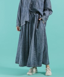 niko and... | [niko and ...JEANS 2022SS]イージーギャザーデニムスカート(スカート)