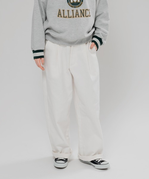 MUHET(ミュエータ)の「カラーストレートチノパンツ(チノパンツ・レディース・ベージュ/オフホワイト/ライトピンク・SMALL/MEDIUM/X-LARGE)」の6枚目の写真