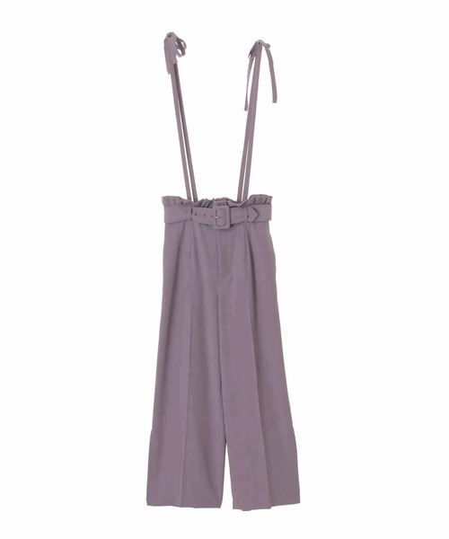 31 Sons de mode（トランテアン　ソン　ドゥ　モード）の「肩リボンサス付きパンツ（その他パンツ・レディース・イエロー/ブラック/ラベンダー・36/38）」の17枚目の写真