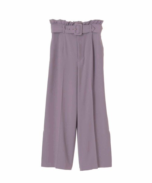 31 Sons de mode（トランテアン　ソン　ドゥ　モード）の「肩リボンサス付きパンツ（その他パンツ・レディース・イエロー/ブラック/ラベンダー・36/38）」の19枚目の写真