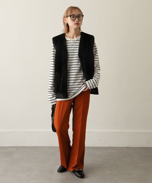 Chillfar(チルファー)の「ファーベスト(ベスト・レディース・ブラック/ベージュ/ブラウン・FREE)」の22枚目の写真