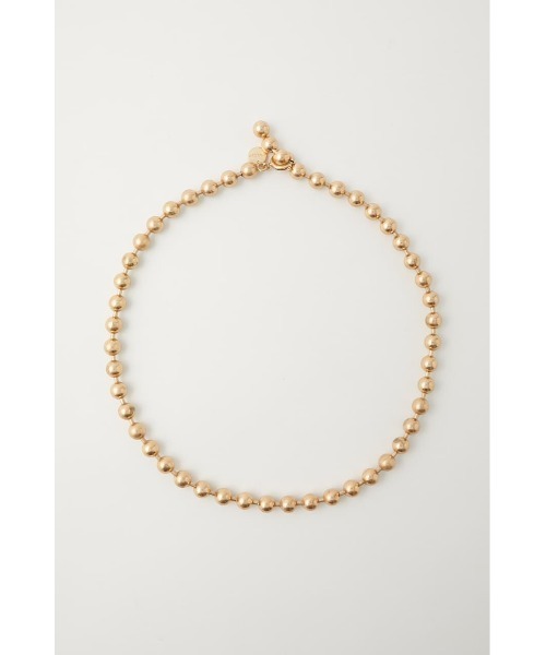 MOUSSY（マウジー）の「BALL ネックレス（ネックレス・レディース・シルバー/ゴールド・FREE）」の5枚目の写真