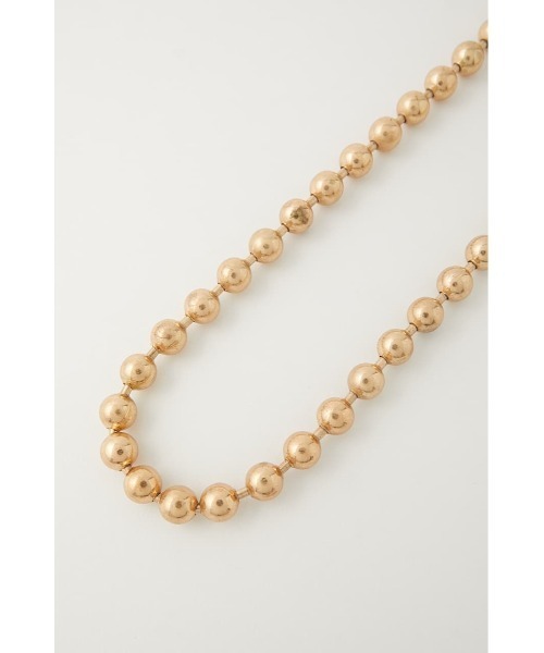 MOUSSY（マウジー）の「BALL ネックレス（ネックレス・レディース・シルバー/ゴールド・FREE）」の3枚目の写真