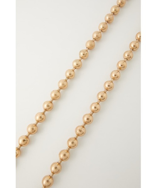 MOUSSY（マウジー）の「BALL ネックレス（ネックレス・レディース・シルバー/ゴールド・FREE）」の12枚目の写真