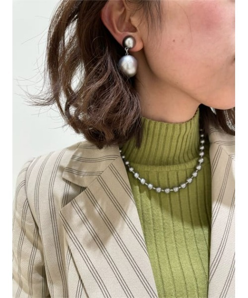 MOUSSY（マウジー）の「BALL ネックレス（ネックレス・レディース・シルバー/ゴールド・FREE）」の14枚目の写真