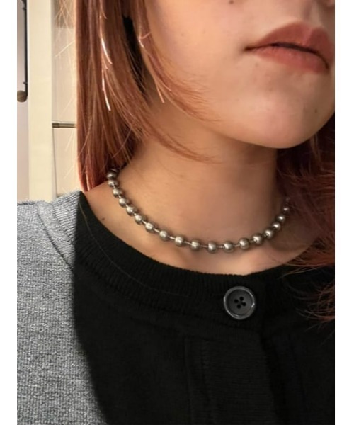 MOUSSY（マウジー）の「BALL ネックレス（ネックレス・レディース・シルバー/ゴールド・FREE）」の15枚目の写真