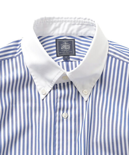 J.PRESS（ジェイプレス）の「J.PRESS × BEAMS LIGHTS / 別注 クレリック ボタンダウン シャツ（シャツ/ブラウス・メンズ・ブルー・M/L）」の5枚目の写真