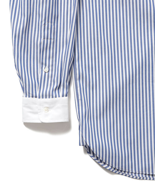 J.PRESS（ジェイプレス）の「J.PRESS × BEAMS LIGHTS / 別注 クレリック ボタンダウン シャツ（シャツ/ブラウス・メンズ・ブルー・M/L）」の4枚目の写真