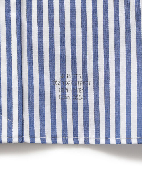 J.PRESS（ジェイプレス）の「J.PRESS × BEAMS LIGHTS / 別注 クレリック ボタンダウン シャツ（シャツ/ブラウス・メンズ・ブルー・M/L）」の6枚目の写真