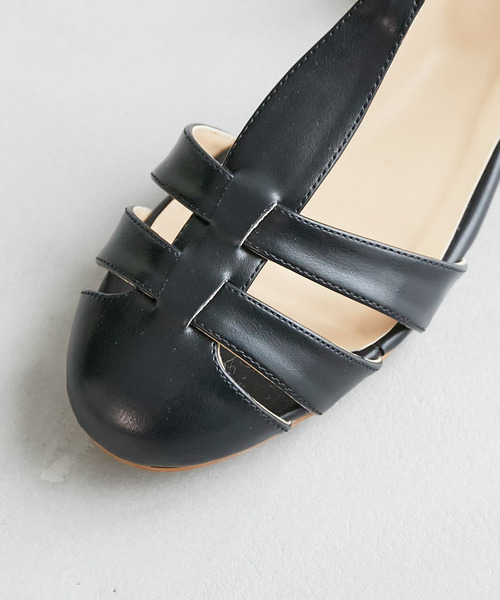ROPE' PICNIC（ロペピクニック）の「オーバルトゥグルカサンダル（サンダル・レディース・ブラック/キナリ/レッド系その他2・22.5cm/23.0cm/23.5cm/24.0cm/24.5cm）」の9枚目の写真