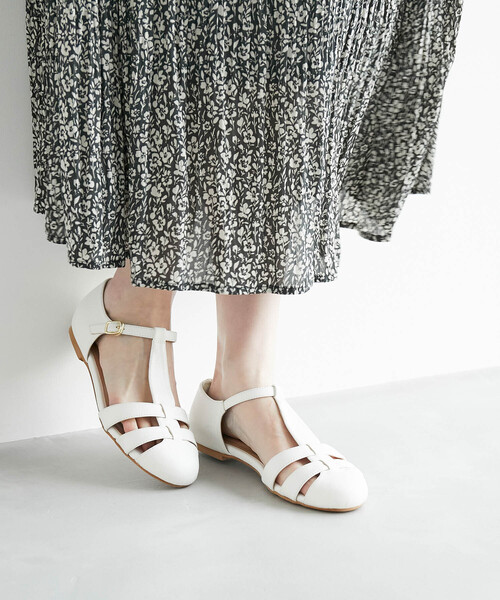 ROPE' PICNIC（ロペピクニック）の「オーバルトゥグルカサンダル（サンダル・レディース・ブラック/キナリ/レッド系その他2・22.5cm/23.0cm/23.5cm/24.0cm/24.5cm）」の14枚目の写真