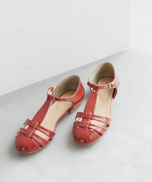 ROPE' PICNIC（ロペピクニック）の「オーバルトゥグルカサンダル（サンダル・レディース・ブラック/キナリ/レッド系その他2・22.5cm/23.0cm/23.5cm/24.0cm/24.5cm）」の3枚目の写真