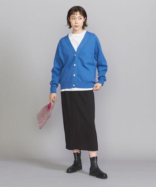 BEAUTY&YOUTH UNITED ARROWS（ビューティーアンドユースユナイテッドアローズ）の「BY タック タイト ロングスカート -ウォッシャブル-（スカート・レディース・ベージュ/ライム/ブラック・M/S）」の13枚目の写真