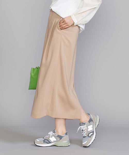 BEAUTY&YOUTH UNITED ARROWS（ビューティーアンドユースユナイテッドアローズ）の「BY タック タイト ロングスカート -ウォッシャブル-（スカート・レディース・ベージュ/ライム/ブラック・M/S）」の11枚目の写真